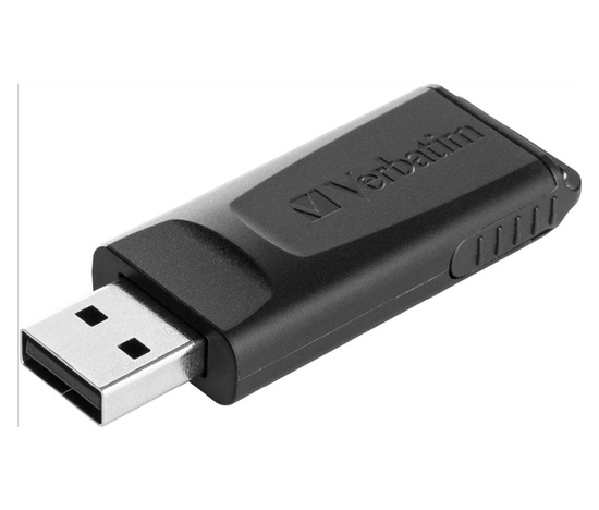 VERBATIM Flash disk 128 GB Store 'n' Go Slider, čierny