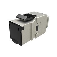 Solarix 10G Keystone CAT6A STP čierny SXKJ-10G-STP-BK-NA