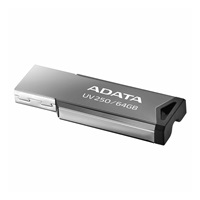 ADATA Flash Disk 64GB UV250, USB 2.0 Dash Drive, strieborná