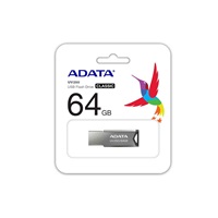 ADATA Flash Disk 64GB UV250, USB 2.0 Dash Drive, strieborná