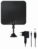 EVOLVEO Xany 2C LTE 230/5V, aktivní pokojová anténa FM/DAB+/DVB-T/T2, filtr LTE