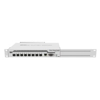 MikroTik Cloud Router Switch CRS309-1G-8S+IN, 800MHz CPU, 512MB RAM, 1xLAN, 8xSFP+ slot, vrátane. Licencia L5