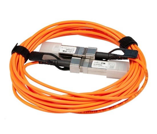 MikroTik SFP/SFP+ kábel na priame pripojenie Active Optics, 5 m (S+AO0005)