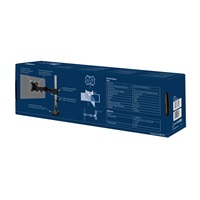 Držiak stola ARCTIC Z1 (Gen.3) pre 1x LCD do 43", nosnosť 15 kg, USB HUB, čierny