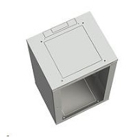 Nástenný rozvádzač Solarix SENSA 9U 500mm, plechové dvere, RAL 7035 SENSA-9U-65-21-G