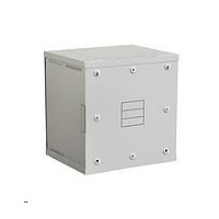 Nástenný rozvádzač Solarix SENSA 12U 500mm, plechové dvere, RAL 7035 SENSA-12U-65-21-G