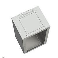 Nástenný rozvádzač Solarix SENSA 12U 500mm, plechové dvere, RAL 7035 SENSA-12U-65-21-G