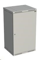 Nástenný rozvádzač Solarix SENSA 21U 600 mm, plechové dvere, RAL 7035 SENSA-21U-66-21-G