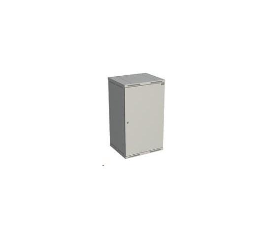 Nástenný rozvádzač Solarix SENSA 21U 600 mm, plechové dvere, RAL 7035 SENSA-21U-66-21-G