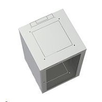 Nástenný rozvádzač Solarix SENSA 21U 600 mm, plechové dvere, RAL 7035 SENSA-21U-66-21-G