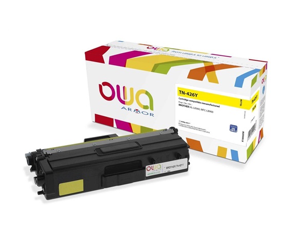 OWA Armor toner pre BROTHER HL-L 8360, 6.500 strán., com. s TN426Y žltá/žltá