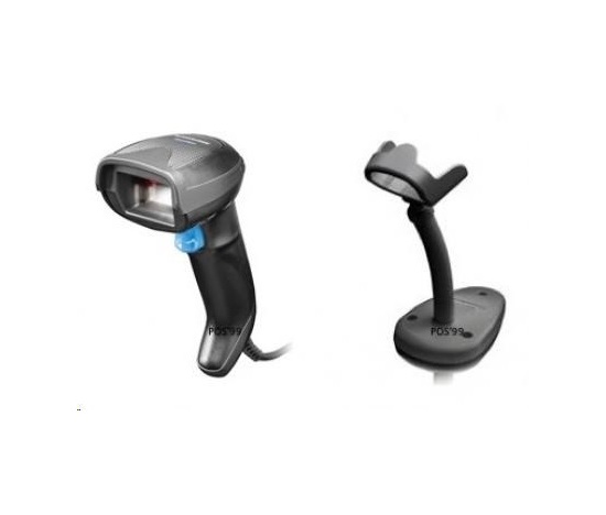 Datalogic Gryphon I GD4520, 2D, USB, sada (USB), čierna, stojan