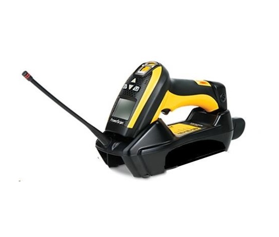 Datalogic PM9100, 1D, multiIF, disp., sada (USB), RB, čierna, žltá