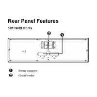 APC Easy UPS SRV 240V RM Battery Pack pre 5&6&10 kVA Rack, model s predĺženou dobou prevádzky, 3U