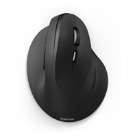 Vertikálna ergonomická bezdrôtová myš Hama EMW-500, 6 tlačidiel, čierna
