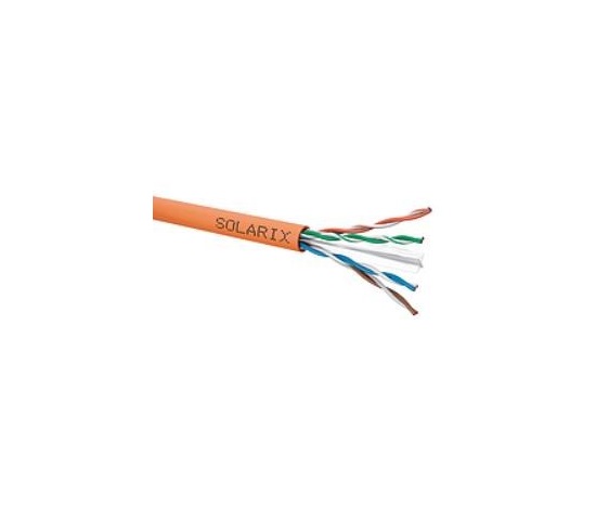 Inštalačný kábel Solarix UTP, Cat6, drôt, LSOHFR, cievka 500 m SXKD-6-UTP-LSOHFR-B2ca