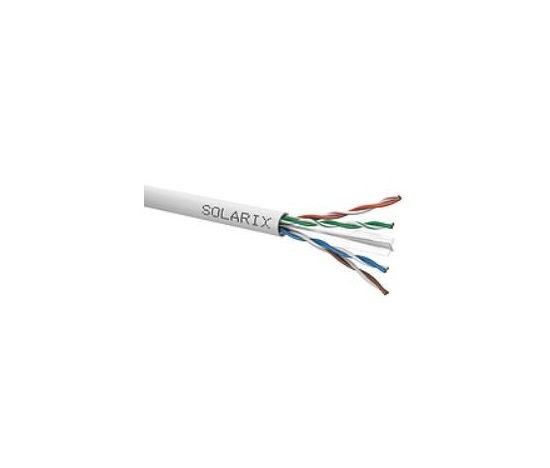 Inštalačný kábel Solarix UTP, Cat6, vodič, PVC, krabica 305m SXKD-6-UTP-PVC