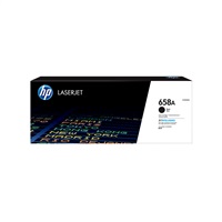 HP 658A Black LaserJet Toner Cartridge (7,000 pages)