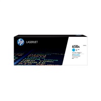 HP 658A Cyan LaserJet Toner Cartridge (6,000 pages)
