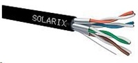 Inštalačný kábel Solarix STP, Cat6A, vodič, PE, cievka 500 m SXKD-6A-STP-PE