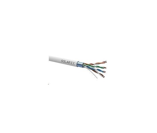 Inštalačný kábel Solarix FTP, Cat5E, licna, PVC, krabica 305m SXKL-5E-FTP-PVC-GY