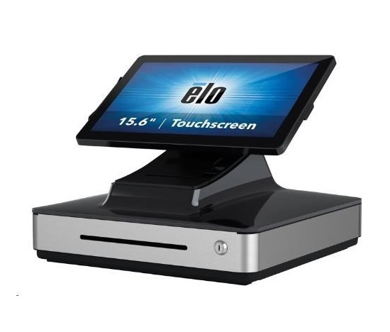 Elo PayPoint Plus, 39.6 cm (15,6''), kapacitný, SSD, MSR, skener, Win. 10, čierna