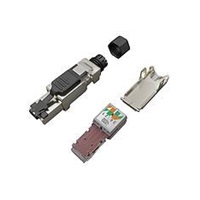 Solarix Priemyselný univerzálny konektor RJ45 CAT5E STP SXRJ45-5E-STP-BK-SA