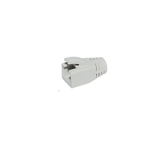 Solarix RJ45 ochrana proti zachyteniu pre konektor KRJS45/6ASLD sivá / 100ks S45SP-GY-6A