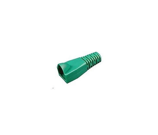 Solarix RJ45 ochrana proti zachyteniu zelená / 100ks S45SP-GN