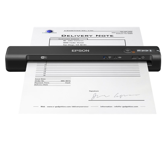 Skener EPSON WorkForce ES-60W, A4, 600x600 dpi, USB 2.0, Wi-Fi Direct