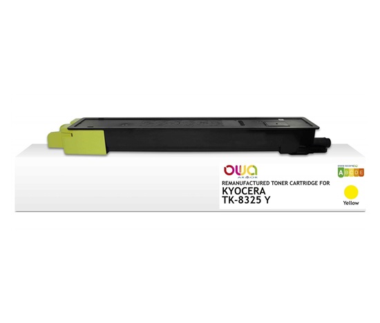 OWA Armor toner pre KYOCERA MITA TASKalfa 2551ci, 12000 strán, TK-8325 Y, žltá/žltá