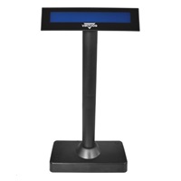 Obojstranný LCD zákaz Virtuos. virtuos FL-730MB 2x20 displej, sériový, čierny