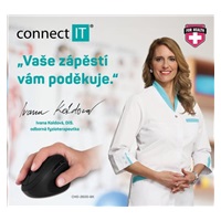 CONNECT IT FOR HEALTH LADIES ergonomická vertikálna myš, bezdrôtová