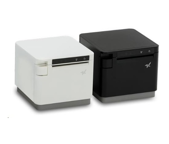 Star mC-Print3, USB, Ethernet, 8 bodov/mm (203 dpi), rezačka, biela