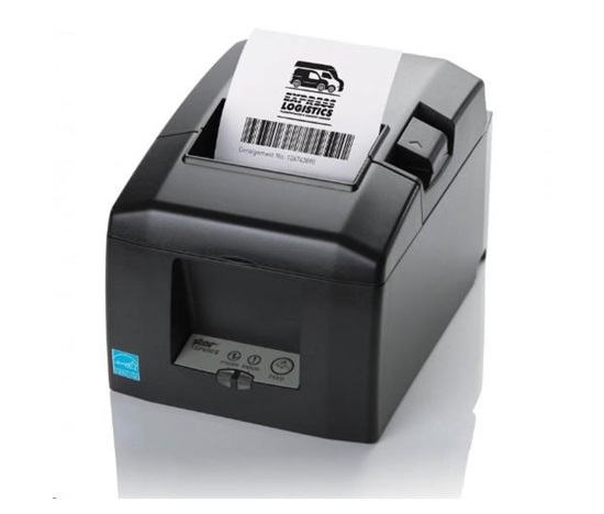 Star TSP654IID-24, RS232, 8 bodov/mm (203 dpi), rezačka, čierna