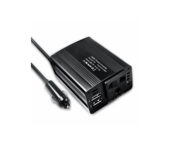 EUROCASE měnič napětí AC/DC ,12V/220V, 150W, USB, autozástrčka