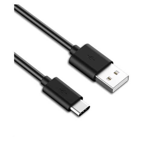 Kábel USB PREMIUMCORD 3.1 C/M - USB 2.0 A/M, rýchlonabíjací prúd 3A, 10 cm, čierna
