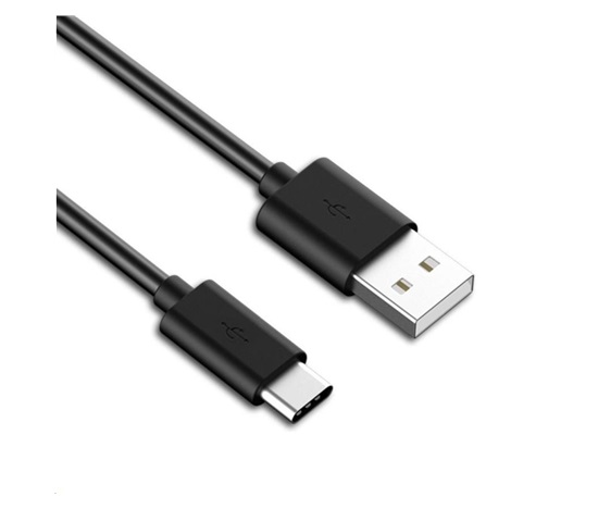 Kábel USB PREMIUMCORD 3.1 C/M - USB 2.0 A/M, rýchlonabíjací prúd 3A, 50 cm, čierna