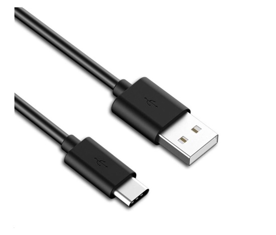 Kábel USB PREMIUMCORD 3.1 C/M - USB 2.0 A/M, rýchlonabíjací prúd 3A, 1m, čierna