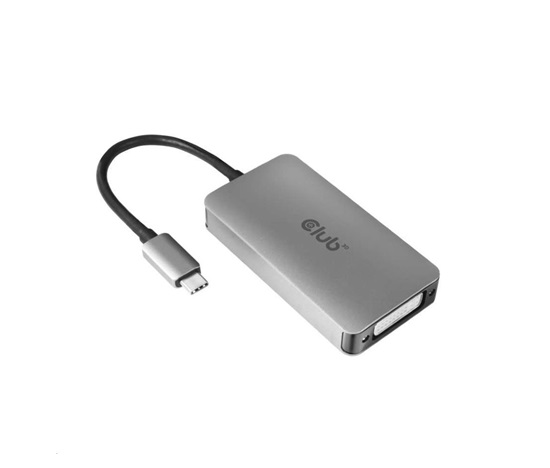 Club3D Active USB Type C to DVI-I Dual Link Adapter, HDCP on