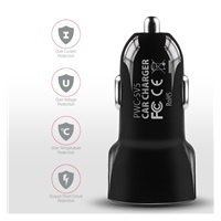 AXAGON PWC-5V5, SMART nabíjačka do auta, 2x port 5V-2.4A + 2.4A, 24W