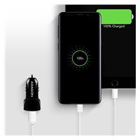 AXAGON PWC-5V5, SMART nabíjačka do auta, 2x port 5V-2.4A + 2.4A, 24W