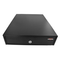 Pokladničná zásuvka Virtuos micro EK-300C, 9V-24V, s káblom 24V, viazač 3/4, čierna