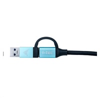 kábel iTec USB-C na USB-C s integrovaným USB 3.0 Podľa adaptéra
