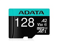 ADATA MicroSDXC karta 128GB Premier Pro UHS-I V30S (R:100/W:80 MB/s) + SD adaptér