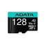 ADATA MicroSDXC karta 128GB Premier Pro UHS-I V30S (R:100/W:80 MB/s) + SD adaptér