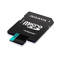 ADATA MicroSDXC karta 128GB Premier Pro UHS-I V30S (R:100/W:80 MB/s) + SD adaptér