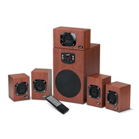 Drevené reproduktory GENIUS SW-HF 5.1 4600 v2, domáce kino, 120 W RMS, DO