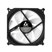 Dúhový ventilátor CHIEFTEC TORNADO CF-1225RGB so 6-pinovým konektorom pre GR-01B/CF-3012-RGB