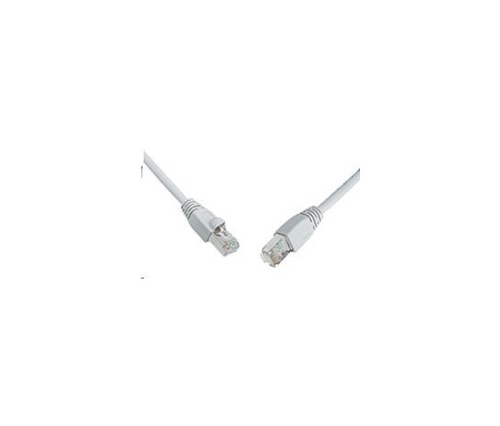 Solarix Patch kábel CAT5E SFTP PVC 7m sivý odolný proti zaseknutiu C5E-315GY-7MB